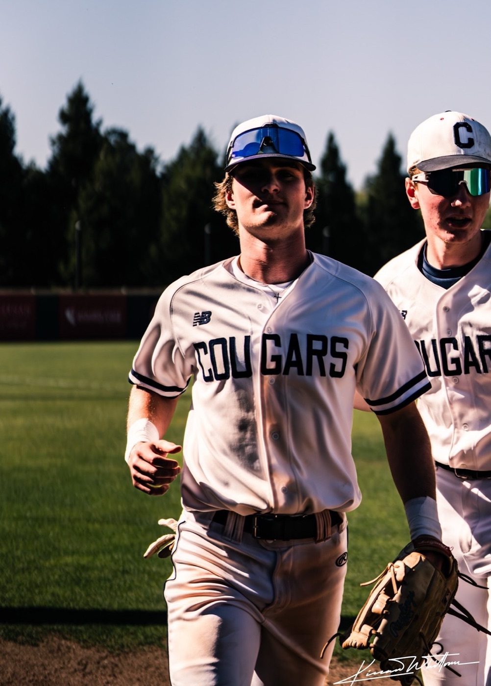 Player walking to the plate